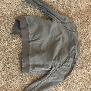 Gray fabric jacket😇